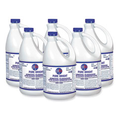 Pure Bright® Liquid Germicidal Bleach, 1 gal Bottle, 6/Carton (KIKBLEACH6)