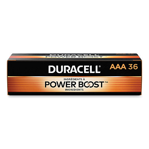 Duracell Power Boost CopperTop Alkaline AAA Batteries, 36/Pack (DURMN24P36)