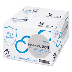 Papernet Heavenly Soft Toilet Tissue, Septic Safe, 2-Ply, White. 4.1" x 146 ft, 500 Sheets/Roll, 96 Rolls/Carton (410001)