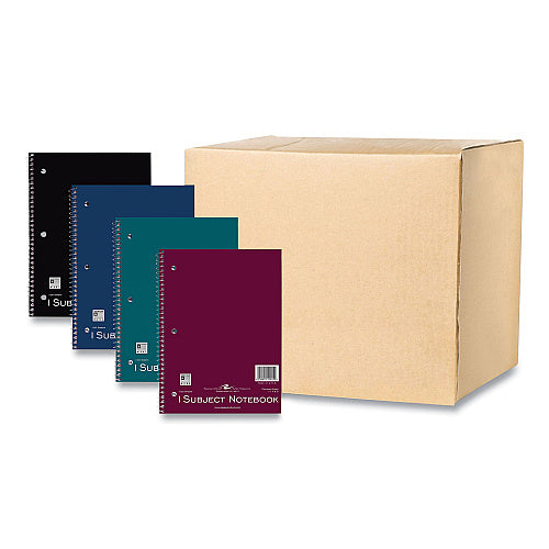 Roaring Spring Wirebound Notebook, 1-Subject, Medium/College Rule, Randomly Assorted Cover, 6-Pack (100) 11 x 8.5 Sheets (ROA11015-6PK)