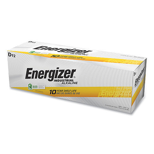 Energizer Industrial Alkaline D Batteries, 1.5 V, 12/Box (EN95)