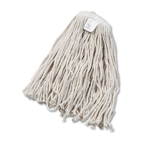 Cut-End Wet Mop Head, Cotton, No. 20, White (2020CEA)
