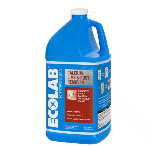 EcoLab 1 Gal. Calcium, Lime and Rust Remover Concentrate, (6101131 ...