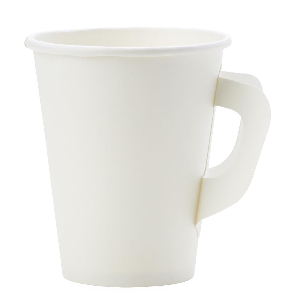 Disposable Handled Drinking Cups, 1000/CS, 8oz (NON7008HDL)