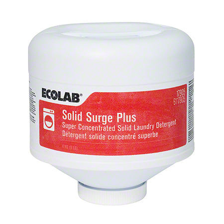 Ecolab® Solid Surge Plus Laundry Detergent - 4/9 lb. (ECO6117905)