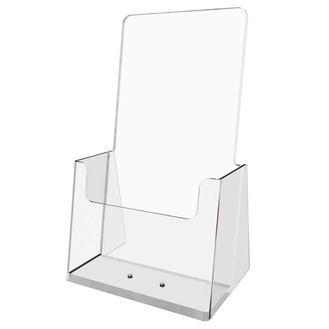 Clear, Trifold Brochure Holder, (HC-500)