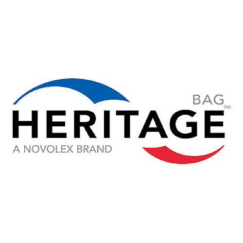 Heritage AccuFit Linear Low-Density Can Liners, 23 gal, 0.9 mil, 28 x 45 in, Black, 25 Bags/Roll, 8 Rolls/Carton (H5645TKR01)