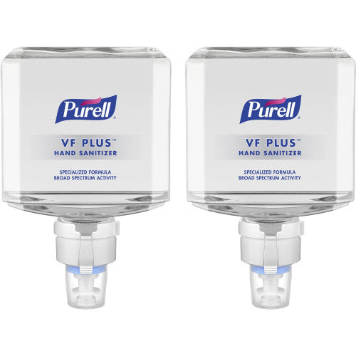 PURELL VF PLUS Hand Sanitizer Gel, 1,200 mL Refill Bottle, Fragrance-Free, For ES8 Dispensers, 2/Carton (709902CT)