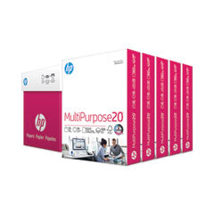 HP Papers MultiPurpose20 Paper, 96 Bright, 20 lb Bond Weight, 8.5 x 11, White, (HEW115100)