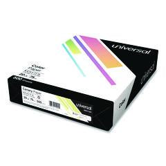 Universal® Deluxe Colored Paper, 20 lb Bond Weight, 8.5 x 11, Canary, 500/Ream (UNV11201)