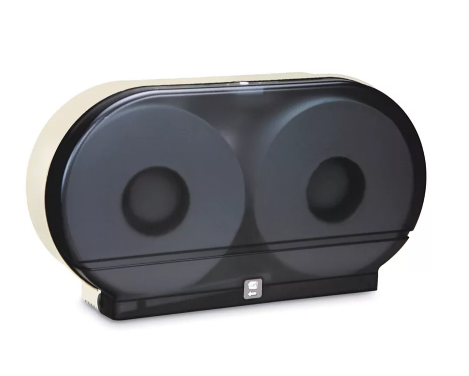 Jumbo Bath Tissue Dispenser - Double Roll, Universal 9"