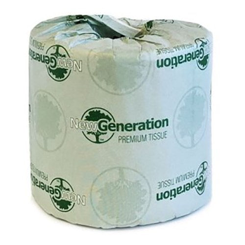 New Generation 296 Standard 2-Ply Toilet Paper, 96 Rolls