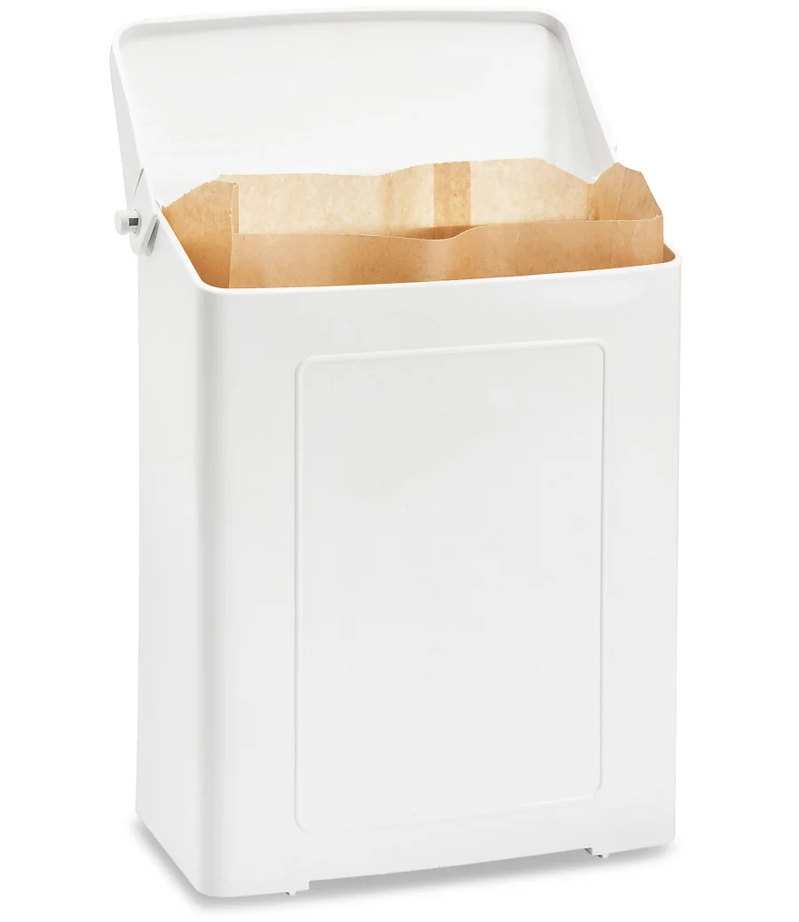 White Wall Mounted Receptacle