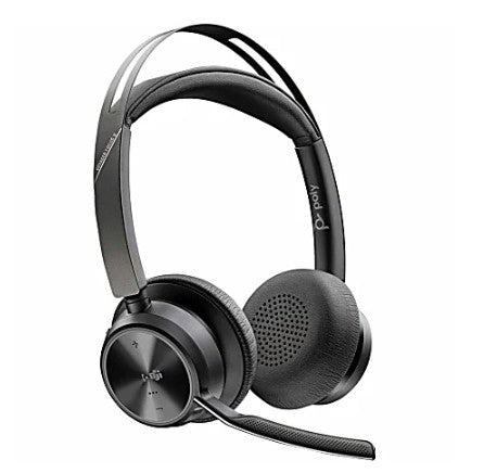 Poly Voyager Focus 2 Microsoft Teams Certified USB-C-C Headset +USB-C/A Adapter TAA (SPRS2898216)