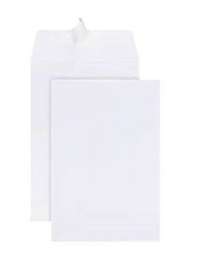 6" x 9" Catalog Envelopes, Clean Seal, 30% Recycled, White, Box Of 100 (OM01237)