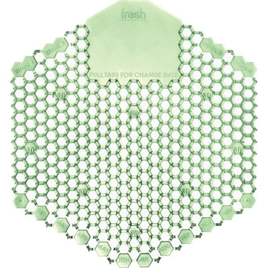 Fresh Products Wave 2.0 Urinal Deodorizer Screen, Cucumber Melon, Green, 10/BX 6BX/CS