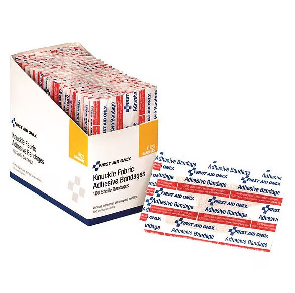 Knuckle Bandage, Fabric, 1-1/2 in. W, 100/Box (G1909306)