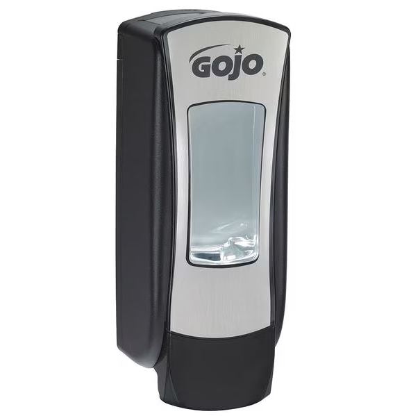 GOJO 1250mL Foam Soap Dispenser, Push-Style, Chrome/Black