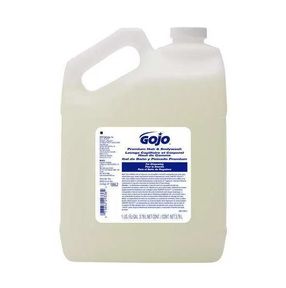 GOJO Body Wash/Sham Combo, 1 gal, Waterfall, PK4 (704397748)