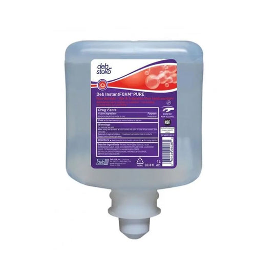 DEB Instant Foam, Non-Alcohol, Unscented Hand Sanitizer, 6/CT 1000ML (55857)