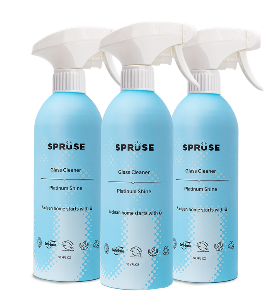 SPRUSE Glass Cleaner, 16 Fl/Oz, Plant based, 12/CS (SPRSGA16)